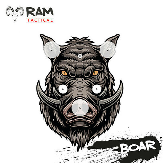 RAM | SCHIETKAARTEN BOAR | 14X14