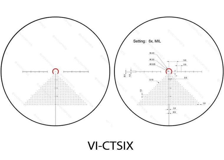 VictOptics S6 1-6x24 VI-CTSIX Black