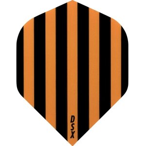 Dart Flights - Designa DSX Football - No2 - Std - Black/Orange