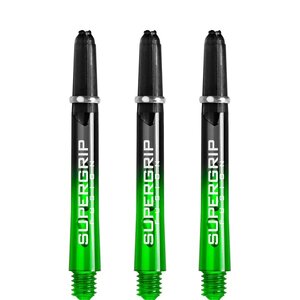 Harrows Supergrip Fusion X Shafts - Dart Shafts - Inbetween - Black/Green