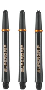 Harrows Supergrip Fusion X Shafts - Dart Shafts - Inbetween - Black/Gold