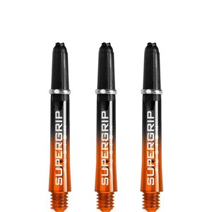 Harrows Supergrip Fusion X Shafts - Dart Shafts - Short - Black/Orange